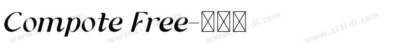 Compote Free字体转换